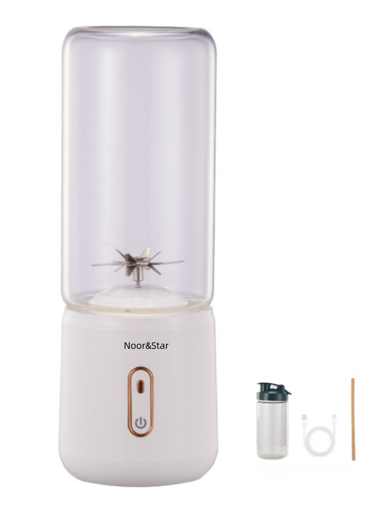 3-in-1 USB Rechargeable Blender - Portable Juicer Cup for Smoothies, Ice Crushing & Fresh Juice On-The-Go | Leakproof Design | 30s Quick Mix | Perfect for Workouts & Travel