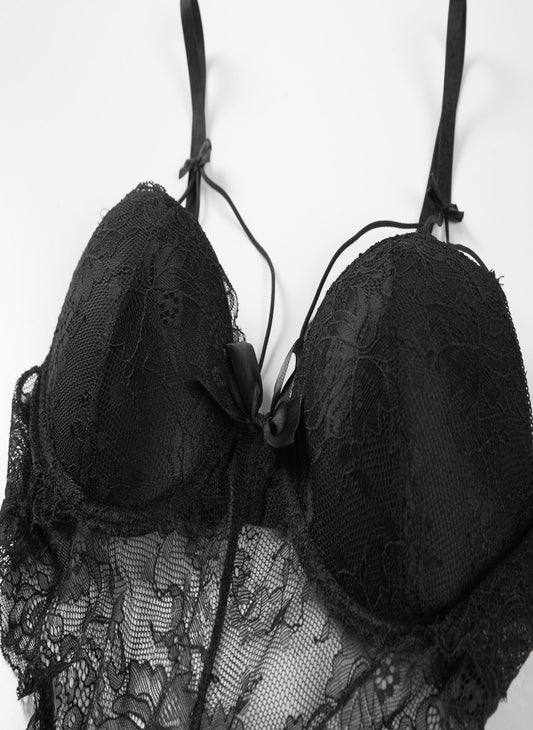 Arabian Nights Silk Pajama Set - Lace Trim Support Camisole, Removable Pads, 3-Piece Breathable Sleepwear for Women (Noon Exclusive)