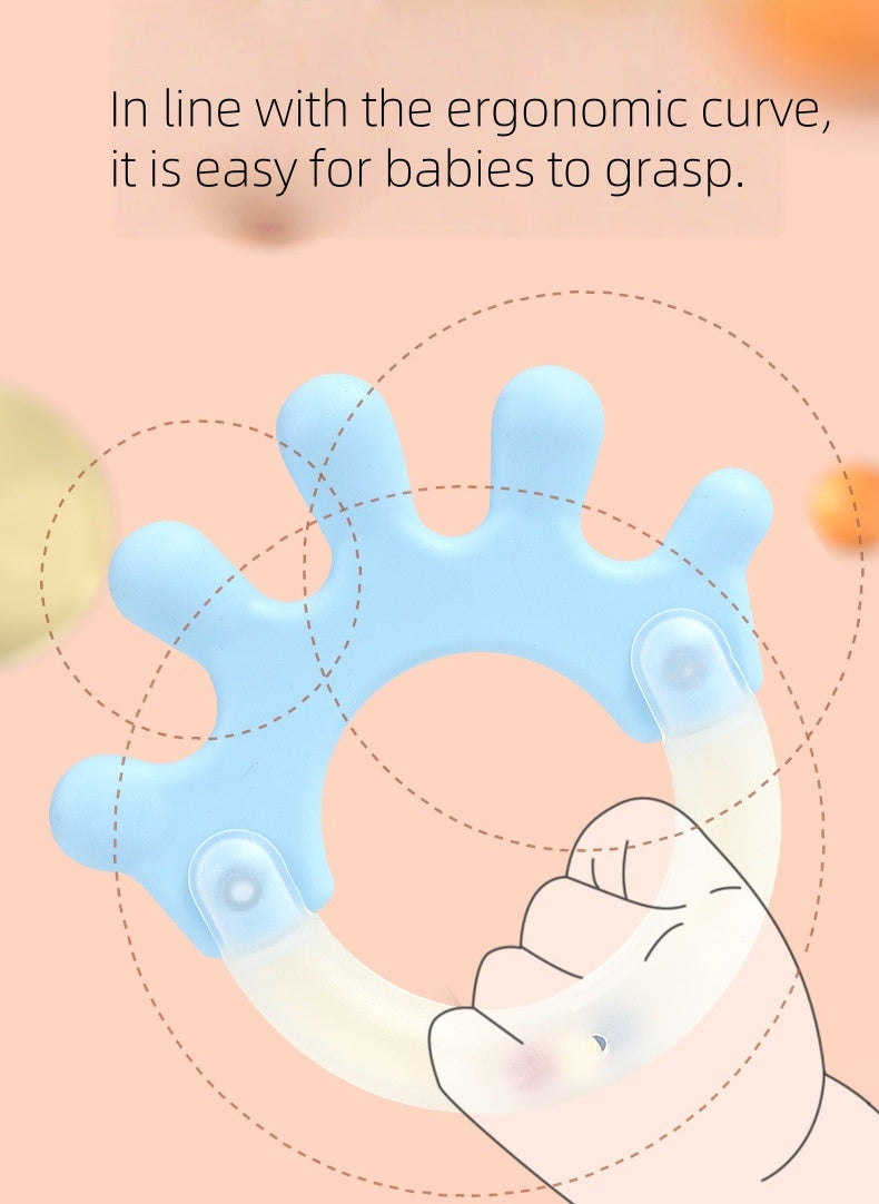 2025 Baby Rattle Teether Toy 0-12 Months - BPA-Free ABS Material, 10 Educational Sounds, Chewable & Drop-Proof Design, Newborn Gift Set